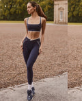 Soft Active Crossover Contract leggings with bra