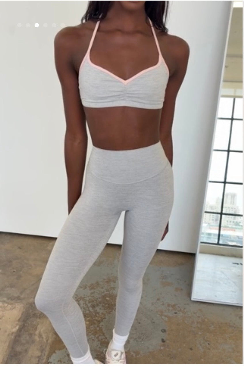 Soft active sport bra and leggings